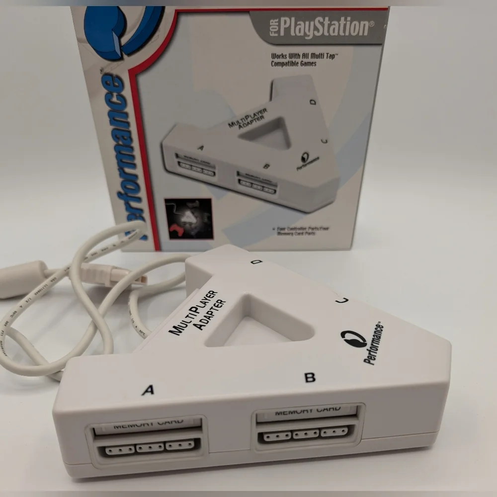 MultiPlayer Adapter for PS One - White
